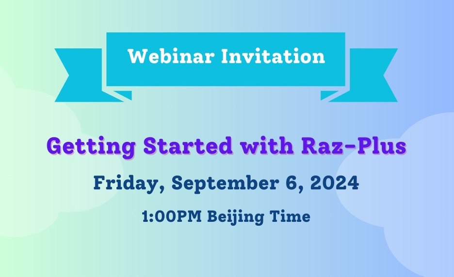 Webinar Invitation: Getting Started with Raz-Plus