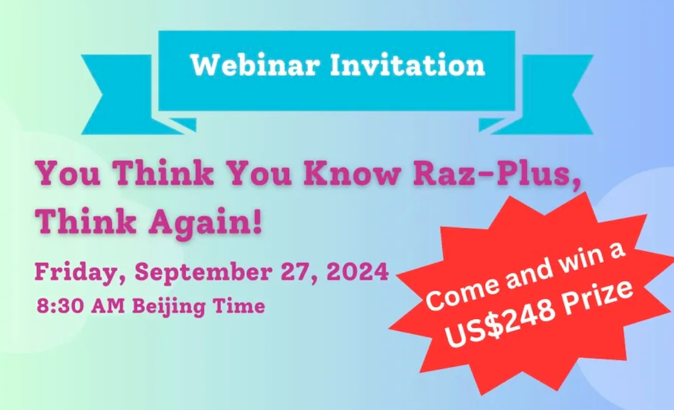 Webinar Invitation: You Think You Know Raz-Plus, Think Again!